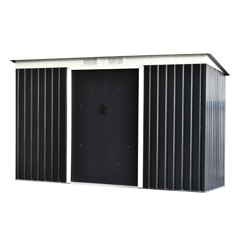 Outsunny Magazina de Scule din Otel cu Usi Glisante(m-13)