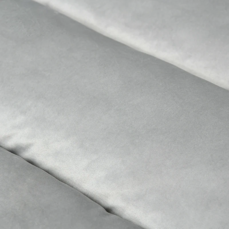 HOMCOM Floor Sofa Bed Folding Adjustable Floor Lounger Sleeper Futon Mattress Seat Chair, Light Grey