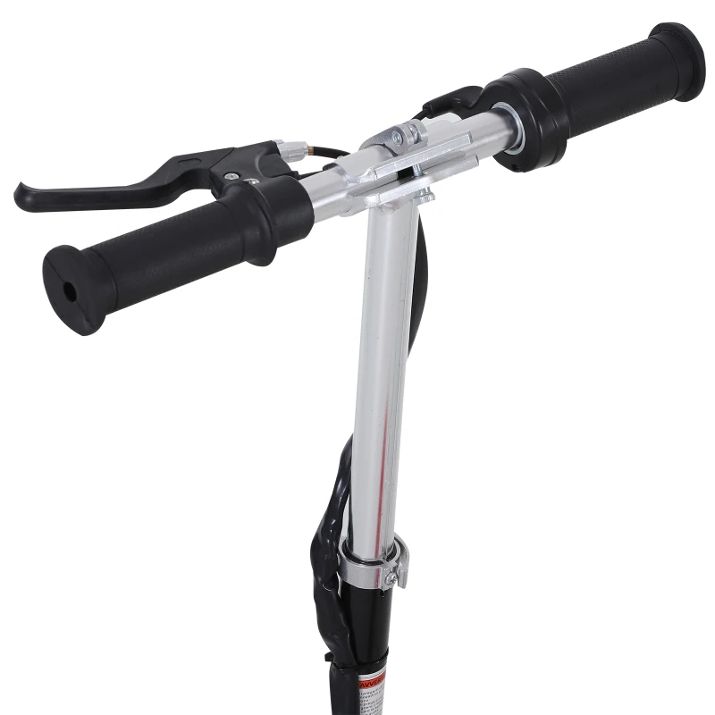 HOMCOM Patinete Eléctrico Plegable para Niños y Adolescentes de +7 Años con Manillar Ajustable en Altura 78x37x89-95 cm Rojo