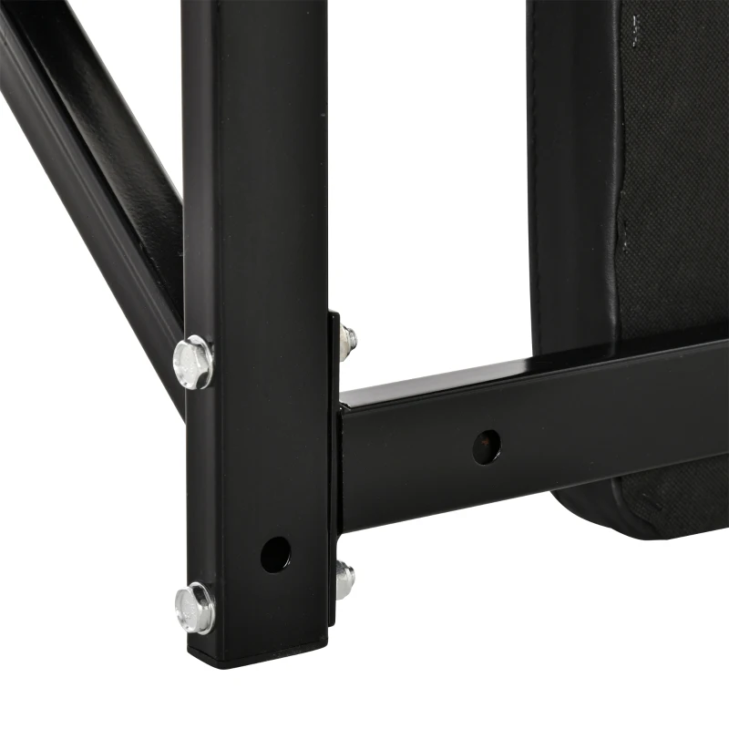 HOMCOM Wall Mounted Dip Station Knee Leg Raise Chin Up Pull Up Rack Home Gym Fitness Exercise Workout Bars New
