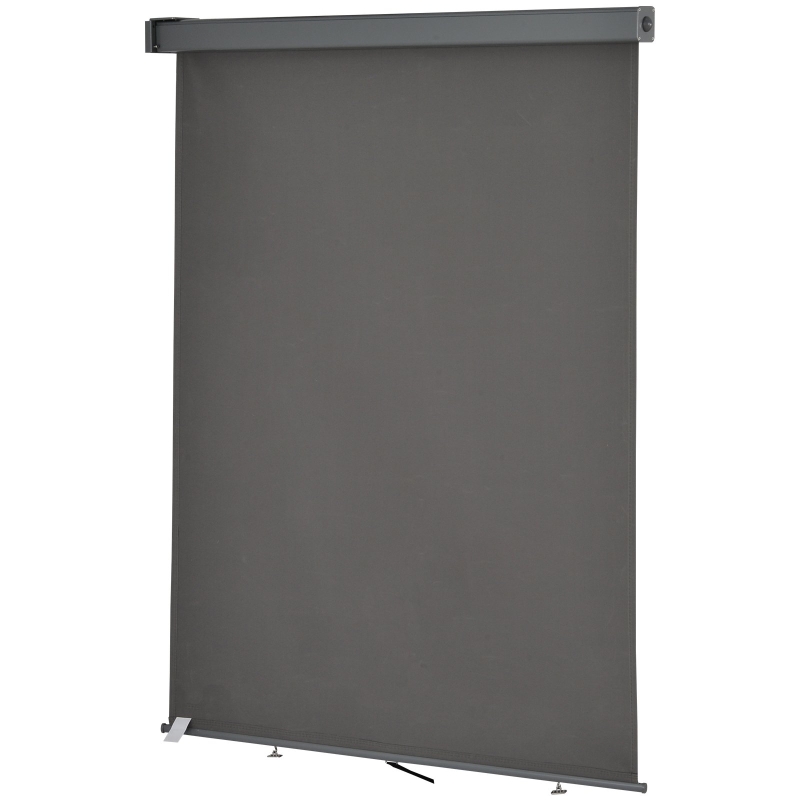 Outsunny 1.6 x 2.5m Outdoor Pull Down Roller Sun Shade Auto Retract Grey