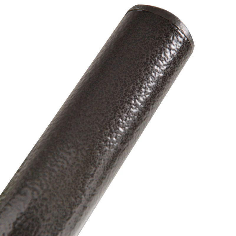 Outsunny Patio Rattan Round Table All Weather Outdoor Dining Wicker Table w/ Umbrella Hole for Garden Balcony Poolside Glass Top Brown