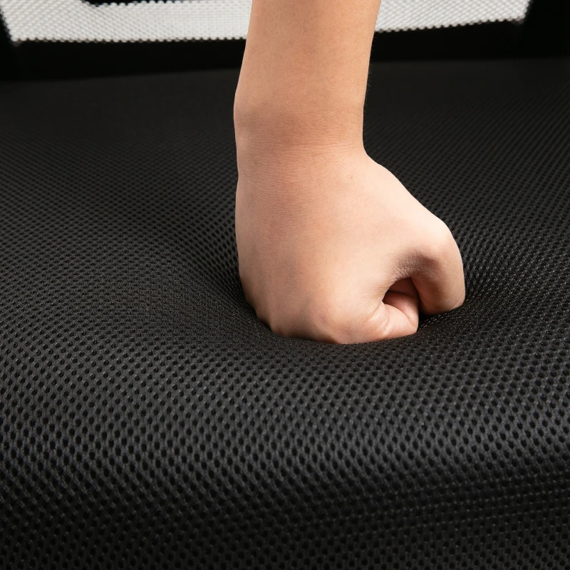 Vinsetto Drafting Chair Tall Office Chair Ergonomic Mesh Back with Adjustable Height and Footrest 360° Swivel, Black