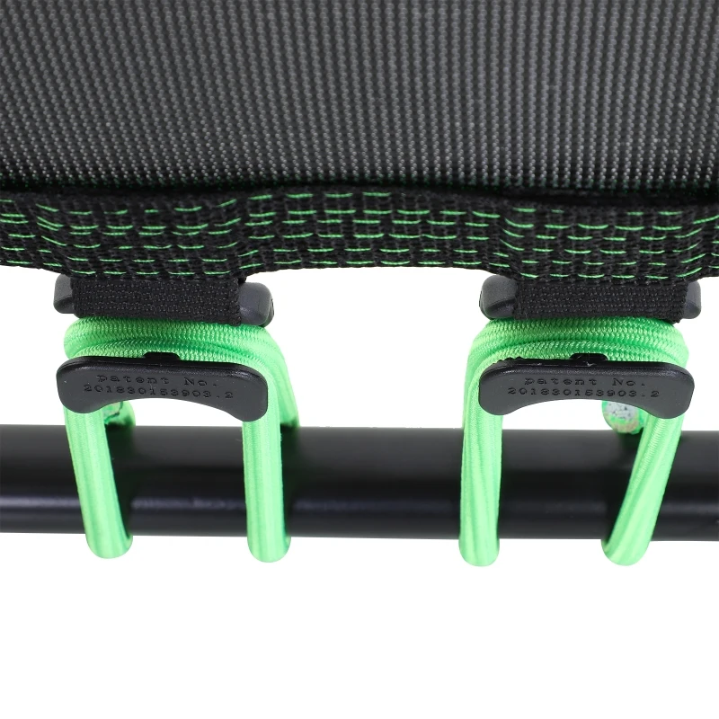 HOMCOM 101cm Trampoline Outdoor Steel Bouncer Jumper Adult Kid Home Gym Fitness 100kg - Green