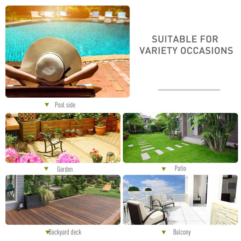 Outdoor Orbital Lounger Zero Gravity Patio Chaise Foldable Rocking Chair w/ Pillow