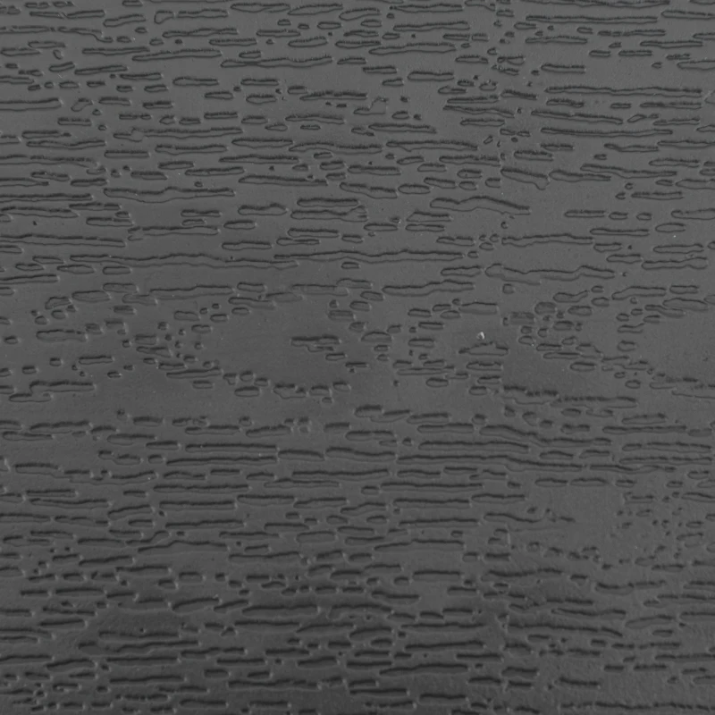 OUTSUNNY Patio Garden Square Steel Dining Table w/ Wood-imitating PE Surface, Outdoor Furniture for Porches, Backyards, Gardens or Poolside Dark Grey