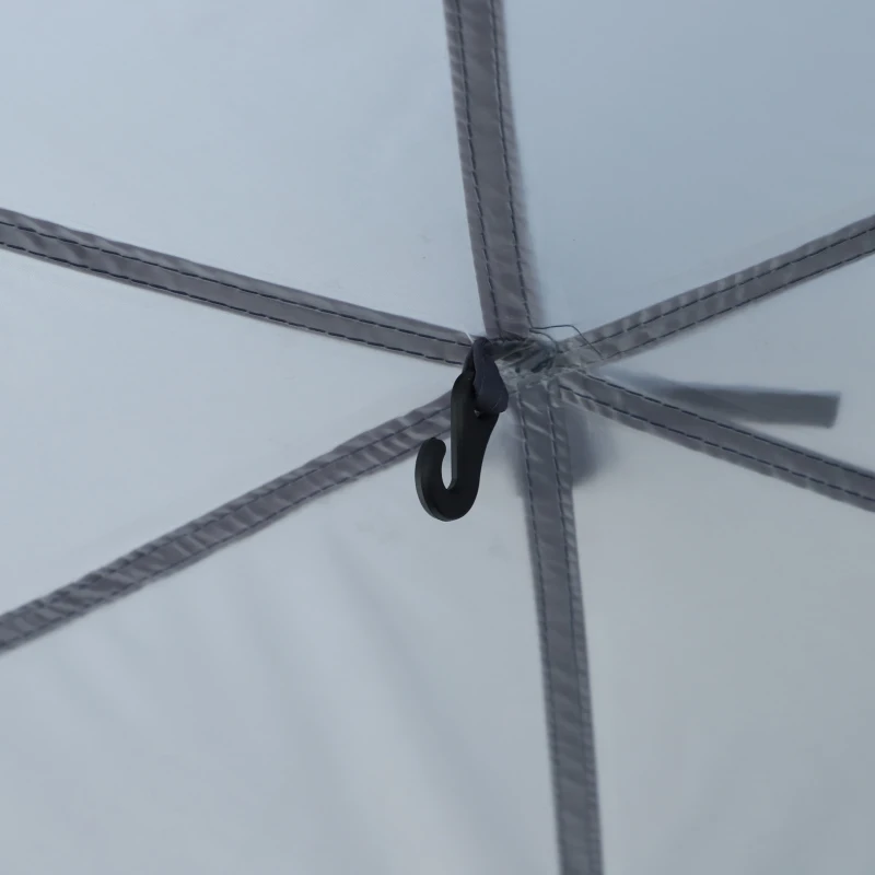 Outsunny Outdoor Camping Tent For 3-4 W/ Build-in Bag, Lighting Hook, Carrying Bag