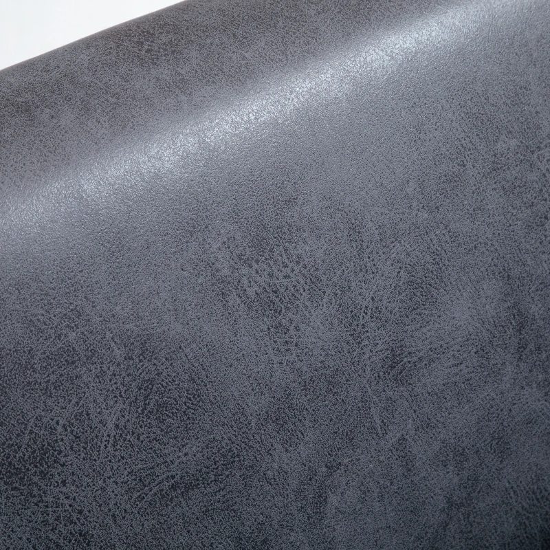 HOMCOM Divano 2 Posti con Rivestimento in Tessuto Tecnologico, Arredamento Moderno per Soggiorno e Ufficio, 122x72x74 cm, Grigio