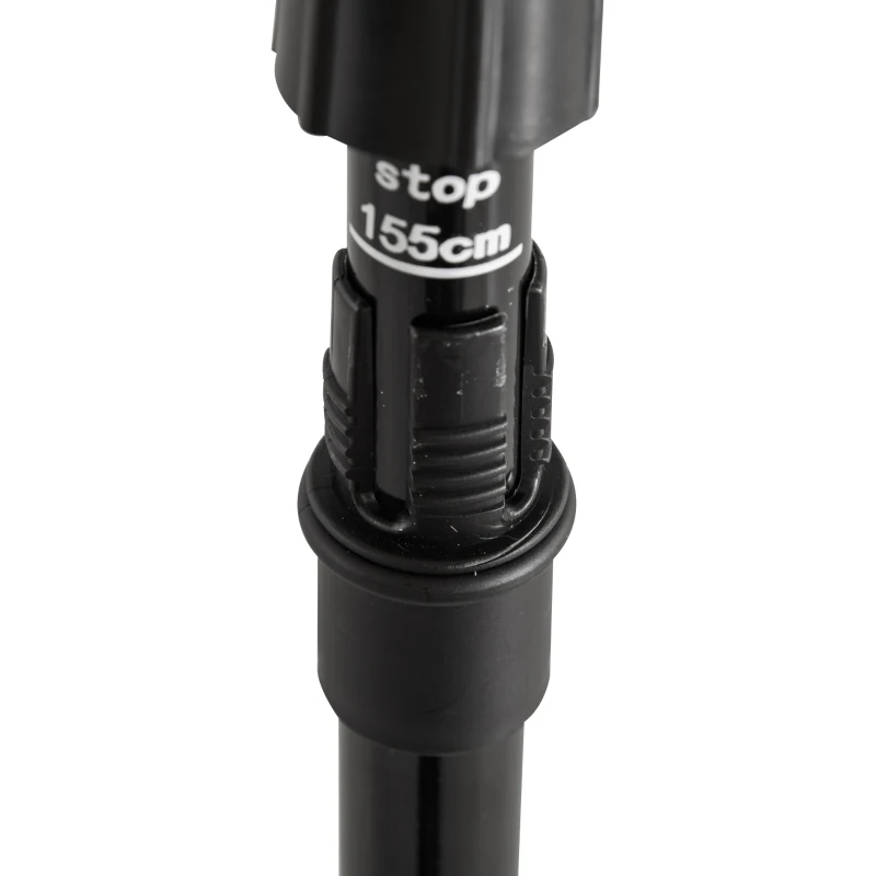 HOMCOM Plasa de Tenis si Badminton Portabila cu Inaltime Reglabila, Plasa de Volei cu Geanta de Transport, 510x102x107/120/155cm, Rosu si Negru