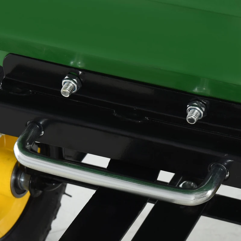 HOMCOM Chariot de Jardin a Main Garden cart Truck cuve basculante Max. 250 Kg