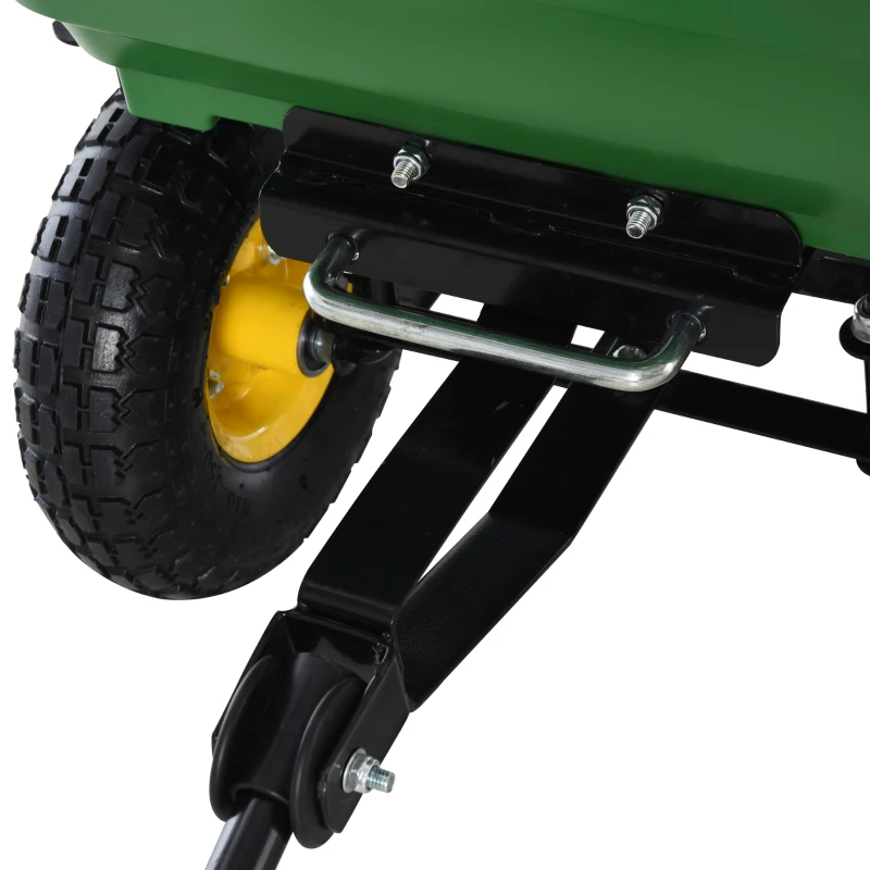 HOMCOM Chariot de Jardin a Main Garden cart Truck cuve basculante Max. 250 Kg
