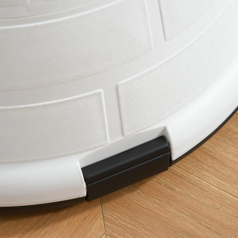 PawHut Niche chien niche igloo maison pour chat dim. 80L x 68l x 53H cm polypropylène blanc noir