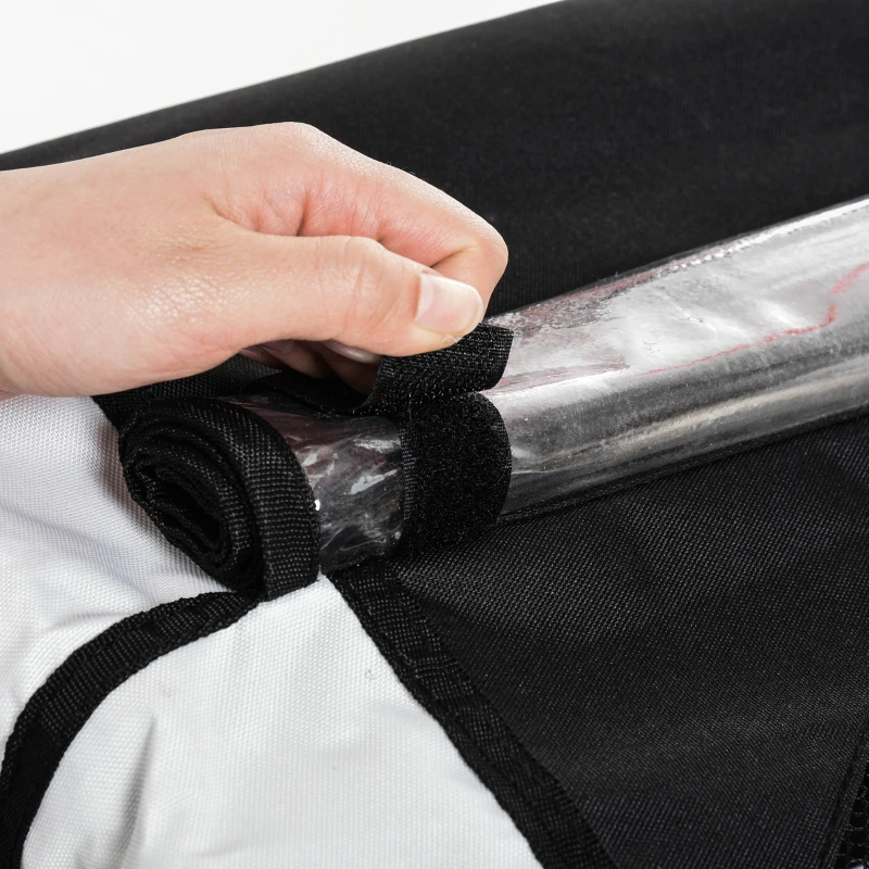 HOMCOM  Reboque de Bicicleta 2 EM 1 para crianças de 2 lugares com Amortecedores Convertível em carrinho com barra e kit de corrida 129x85x105cm Branco