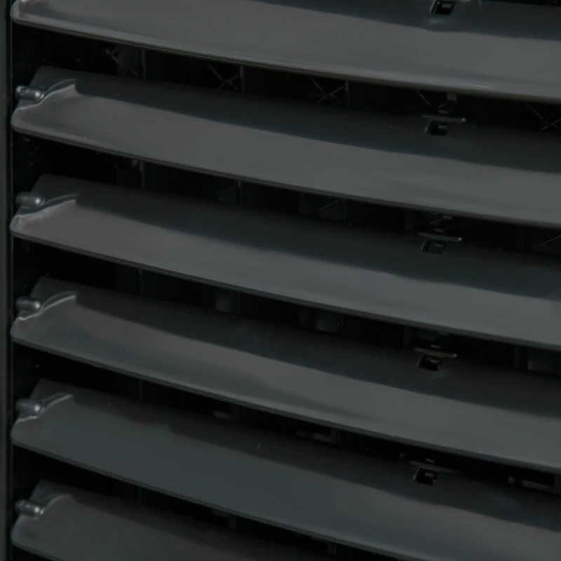 HOMCOM Mobile Air Cooler, 12L Tank Evaporative Ice Cooling Fan Water Conditioner Humidifier Unit with 3 Modes, 3 Speed, Remote, Timer, Oscillating for Home Bedroom