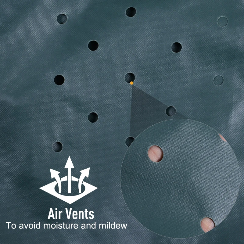 Outsunny Garden  Patio Large Furniture Set Round Cover 600D Oxford Waterproof Ф193 x 80H cm