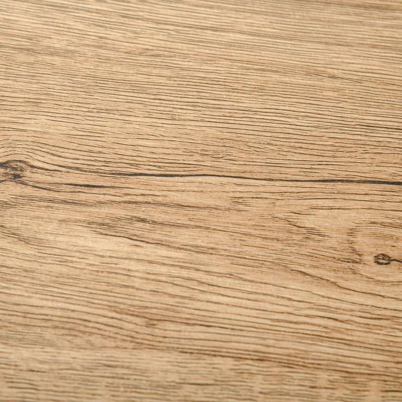 HOMCOM Libreria Moderna 5 Ripiani Asimmetrici in Stile Industriale, Legno Truciolare e Metallo, 80x39x179.5cm, Marrone