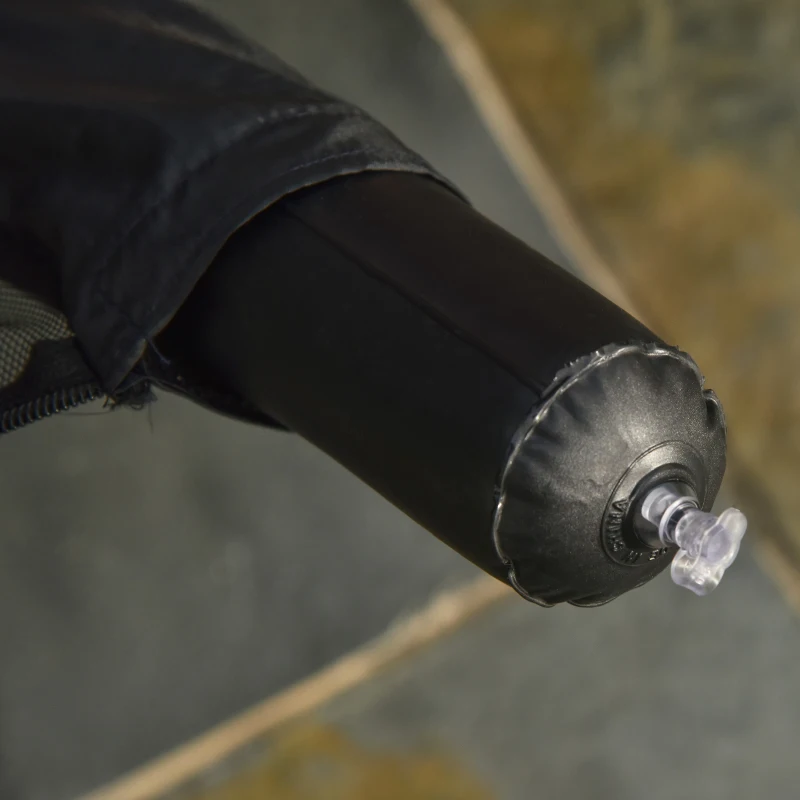 Outsunny Rede Mosquiteira para Chapéus de Sol de Jardim Ø3m Cobertura de Rede de Chapéu de Sol com Zíper e Tubo Enchido com Água para Terraço Balcão Exterior Preto