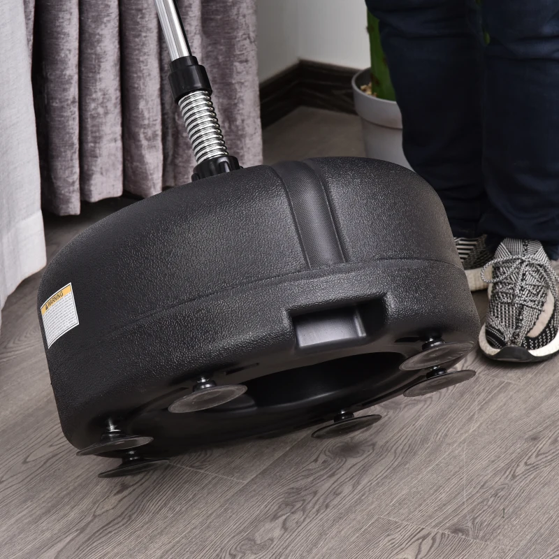 HOMCOM Punching Ball con Altezza Regolabile e Guanti Inclusi, Ф48x136-154cm, Rosso