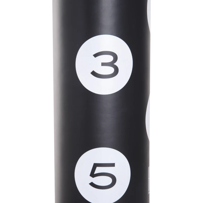 HOMCOM Sacco da Boxe da Terra con Bersagli, 70x70x176cm, Nero