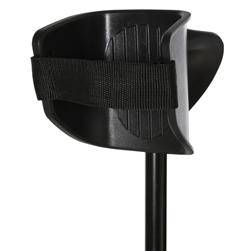 Outsunny Metal Detector Professionale, Regolabile e Impermeabile con Display LED, 23x22x114-135cm