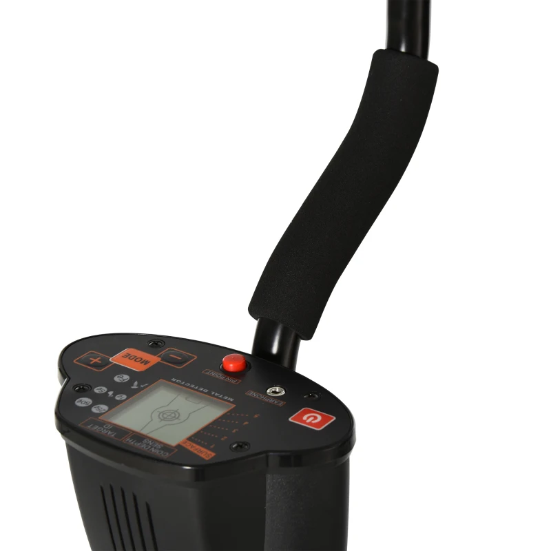 Outsunny Metal Detector Professionale, Regolabile e Impermeabile con Display LED, 23x22x114-135cm