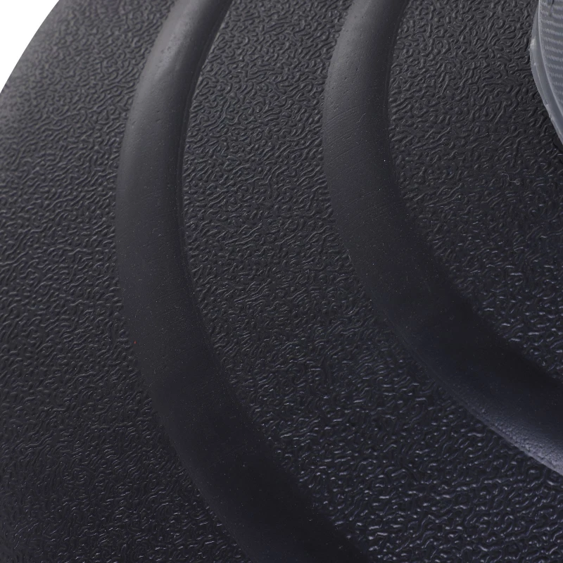 HOMCOM Sacco da Boxe da Terra con Manichino e Regolabile in Altezza Fino 190cm, Rosso e Nero