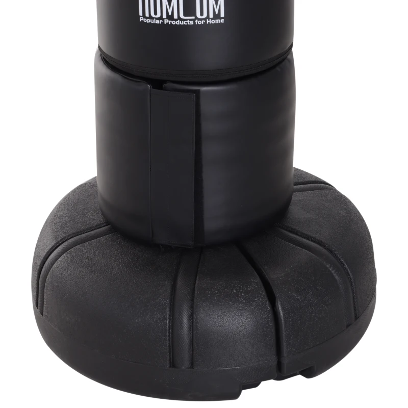 HOMCOM Sacco da Boxe da Terra con Bersagli, 70x70x176cm, Nero