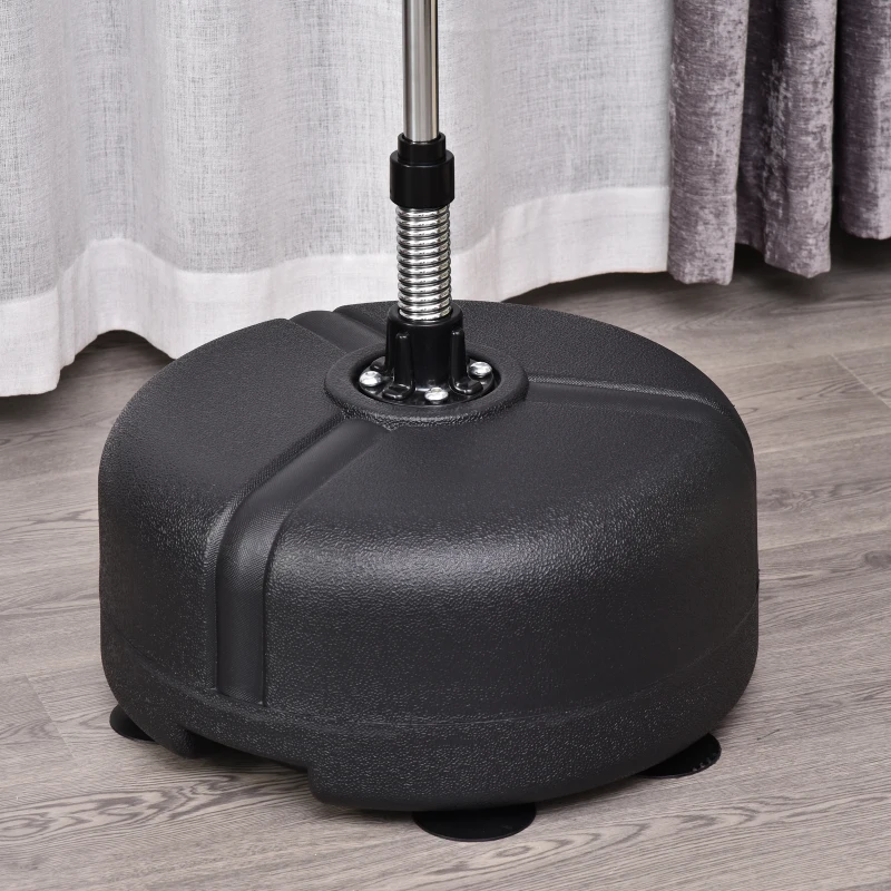 HOMCOM Punching Ball con Altezza Regolabile e Guanti Inclusi, Ф48x136-154cm, Rosso