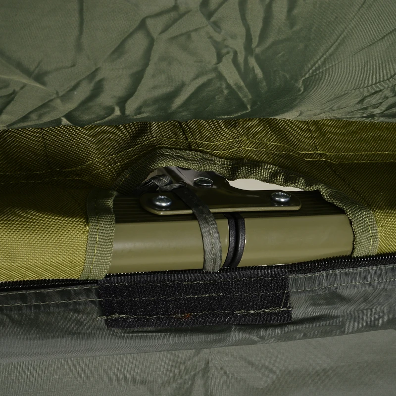 Outsunny ZESTAW KEMPINGOWY NAMIOT MATERAC 4 W 1 ciemnozielony