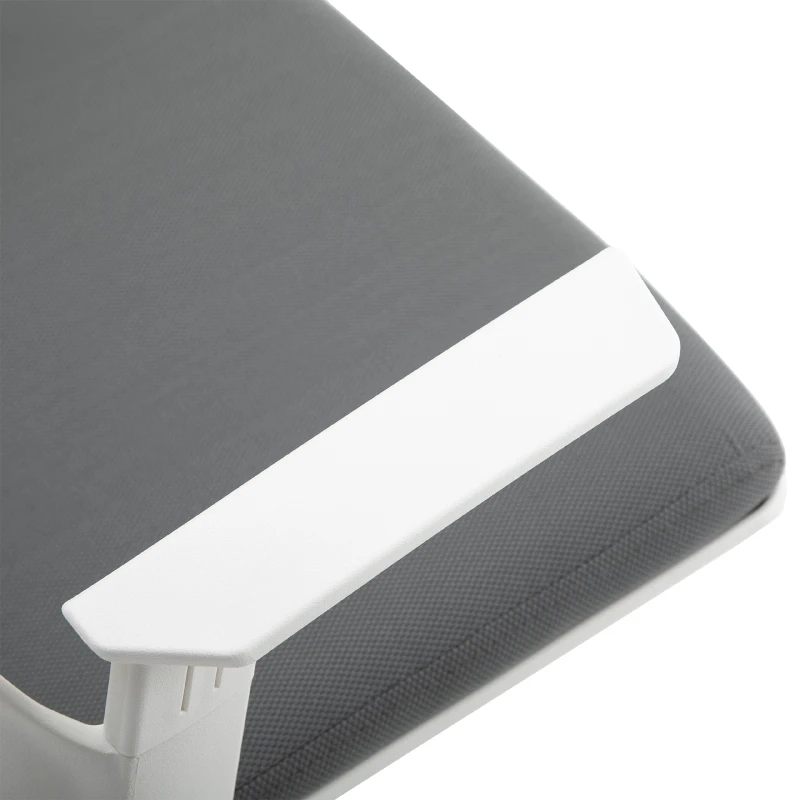 Vinsetto Fotel biurowy, krzesło do gier, fotel gamingowy, fotel obrotowy, funkcja przechylania, wyściełane oparcie, ergonomiczny design, z regulacją wysokości, nylon, tworzywo sztuczne PU, szary 62x 55x 84,5-91,5 cm