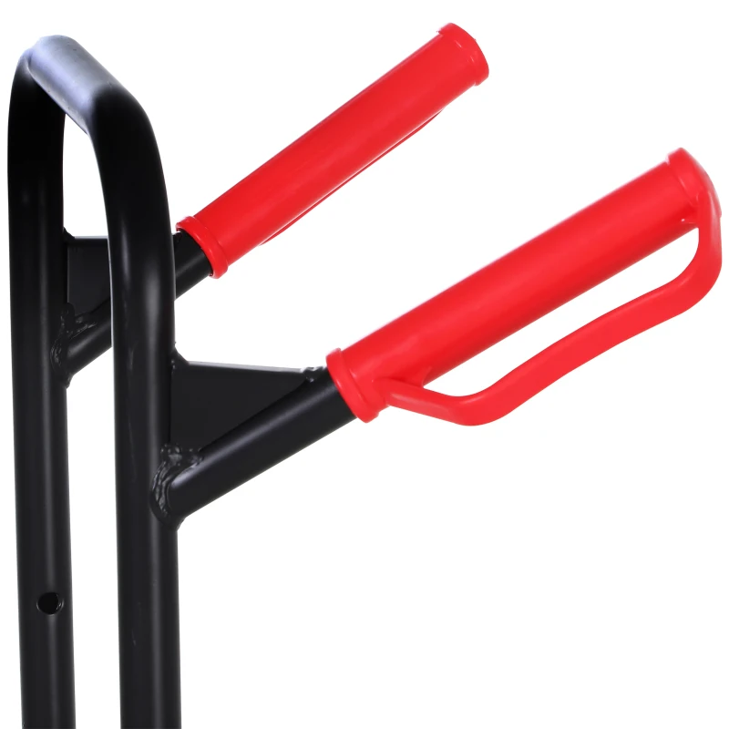 DURHAND® trapklimmer 150 kg steekwagen transportwagen handgreep in hoogte verstelbaar inklapbaar staal 45 x 60 x 109 cm | Aosom.nl