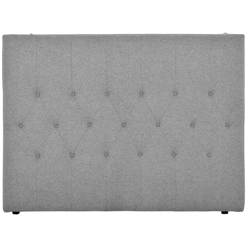HOMCOM Testiera Letto Matrimoniale in Tessuto, Imbottita e Trapuntata a Bottoni, 160x120cm