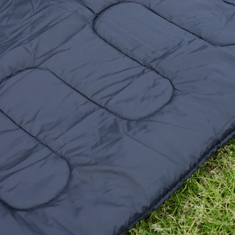 Śpiwór turystyczny ciepły podwójny poduszka Outsunny