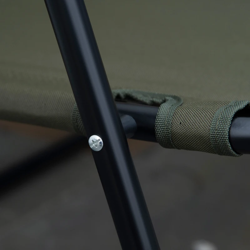 Krzesło kempingowe Outsunny, składane, 2-osobowe, do 160 kg, zielone, 141 x 67 x 80 cm