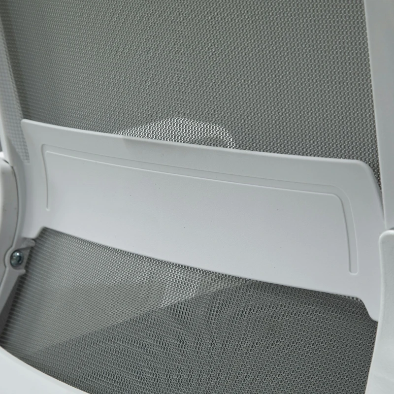 Vinsetto Ergonomic Desk Chair Mesh Office Chair with Adjustable Height Armrest and 360° Swivel Castor Wheels Black