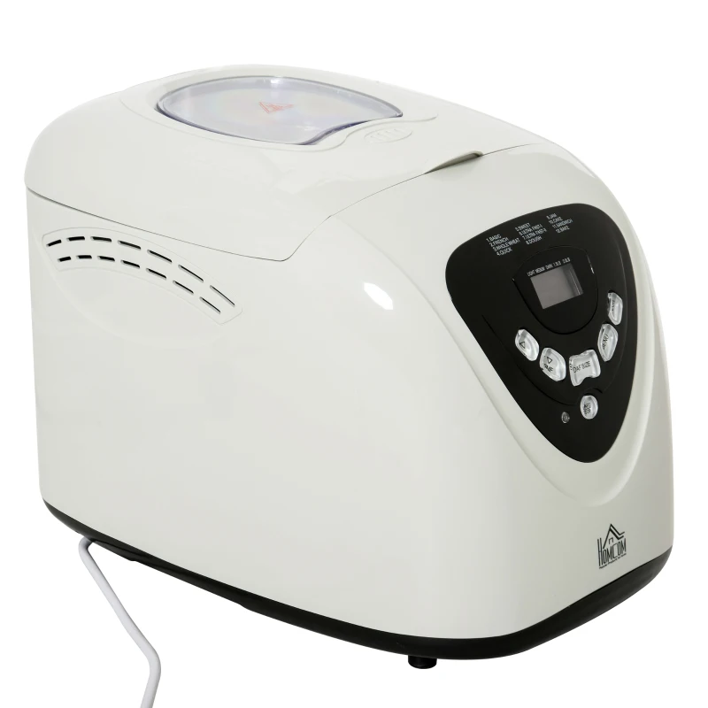 HOMCOM Wypiekacz do chleba z 12 programami pieczenia