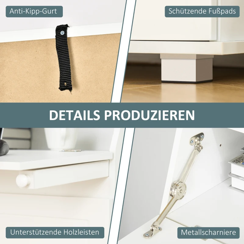 HOMCOM bureau 82 cm x 38.5 cm x 107 cm