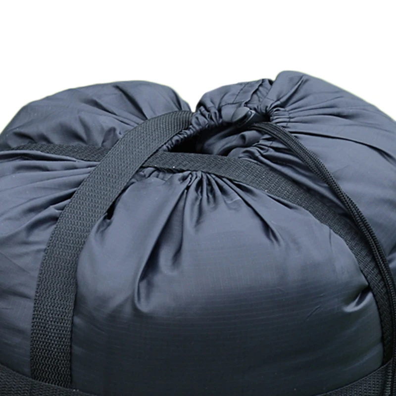 Outsunny® Schlafsack Deckschlafsack Doppelschlafsack mit Kissen zum Camping 190cm