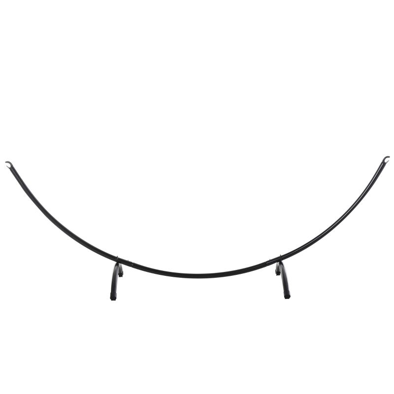 Outsunny Structura pentru Hamac Universal de 3m, Suport din Metal, 300x90x100cm, Negru