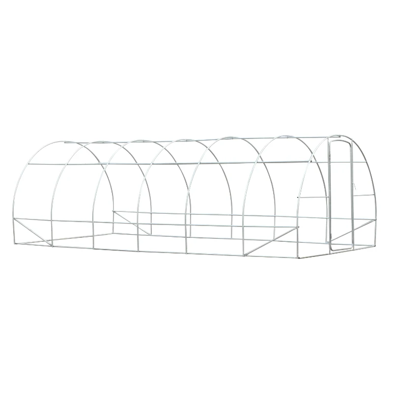 Outsunny® Gewächshaus mit 2 Fenstern Foliengewächshaus 18 m²