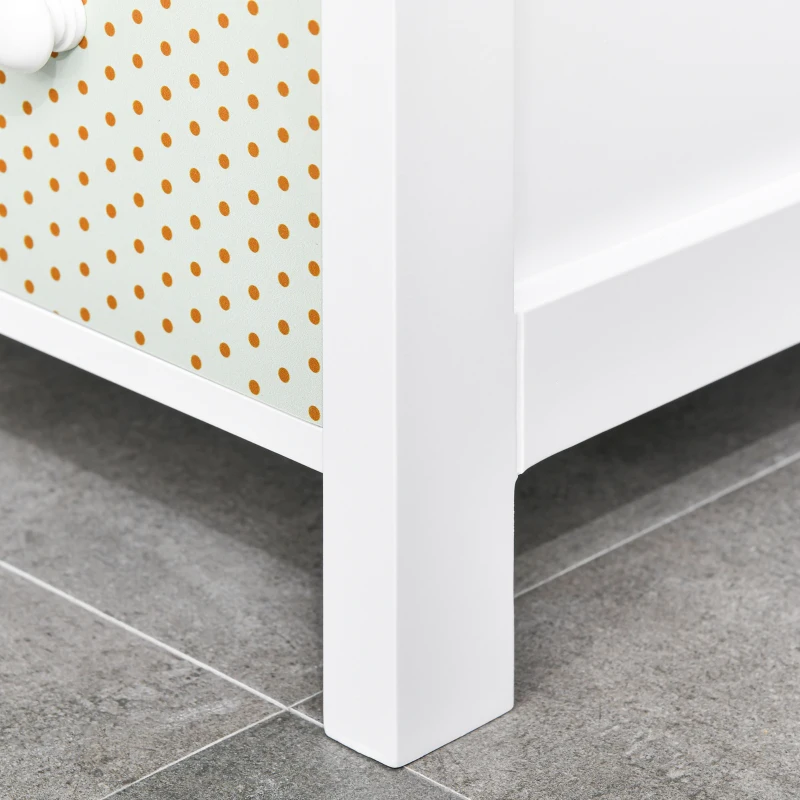 HOMCOM Chest of Drawers, 8 Drawer Dresser, Storage Organizer Unit for Bedroom, Bathroom