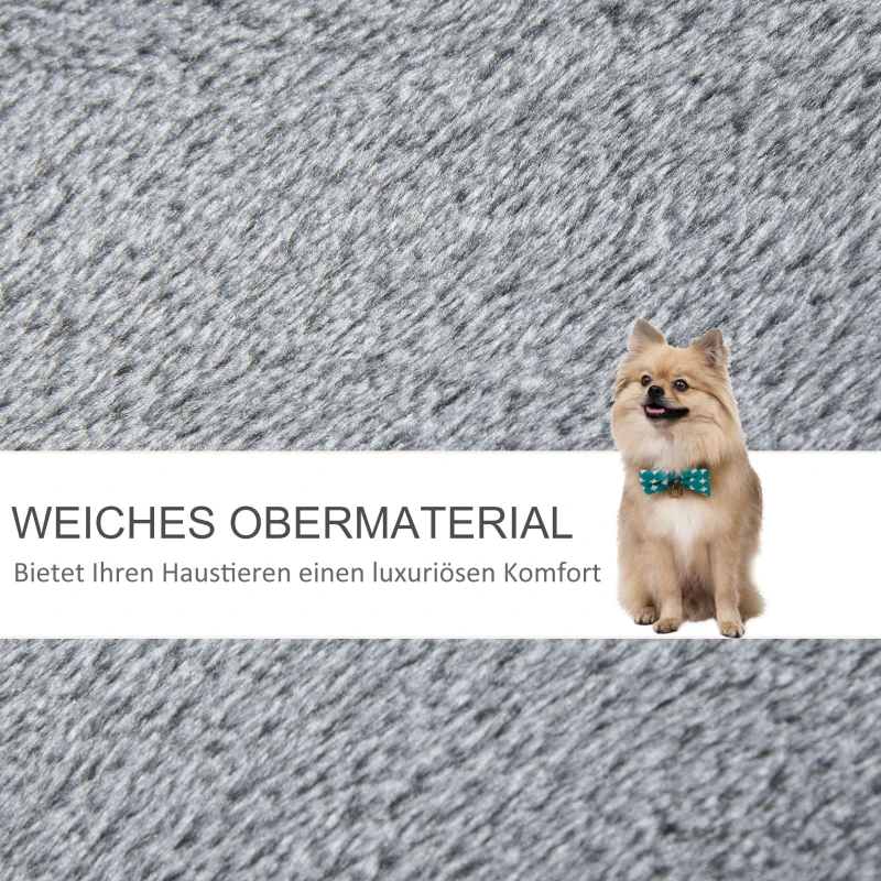 Pawhut huisdierentrap met bal 4-trede 60 x 40 x 64 cm