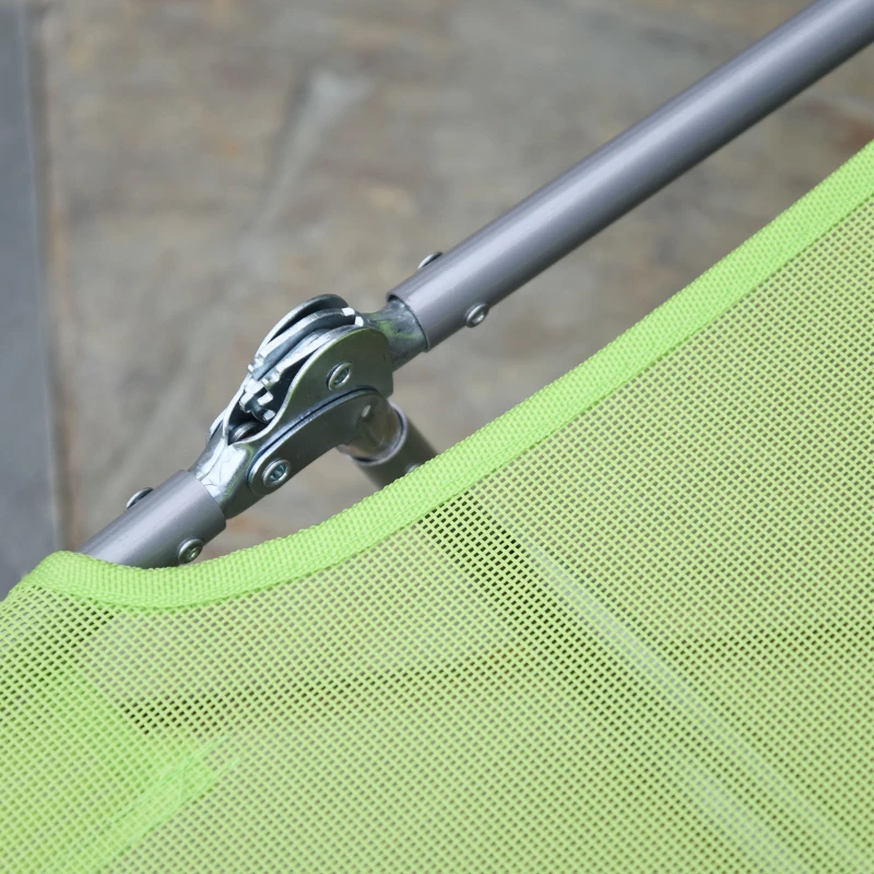 Outsunny Ligstoel liggen ligbank voor buiten stoel relax lounger lounger voor in het bad tweebenig 4 kleuren