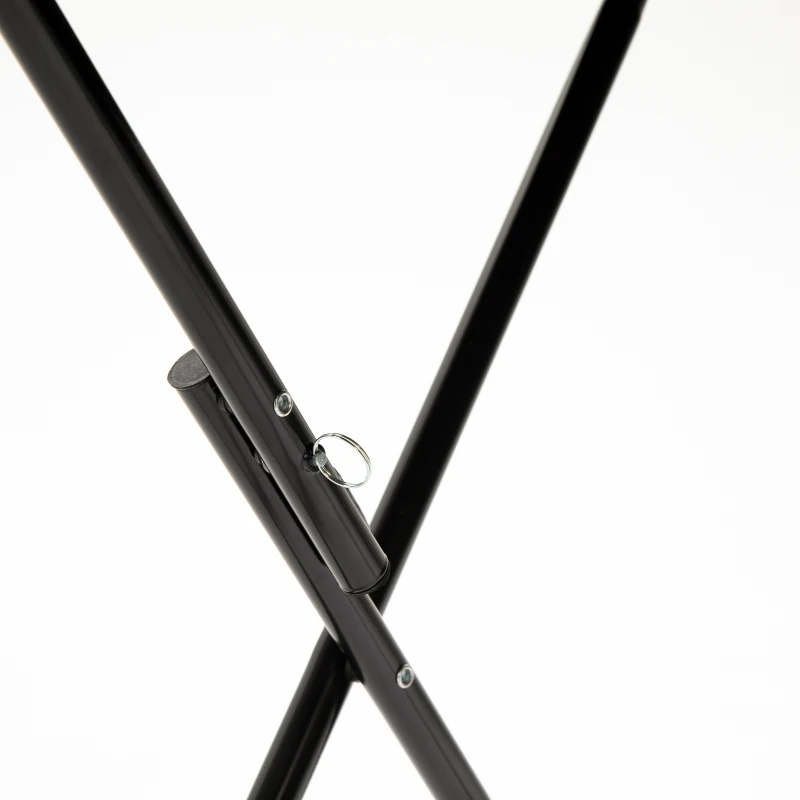 Outsunny Klapptisch in Rattanoptik, Braun, 60 x 60 cm