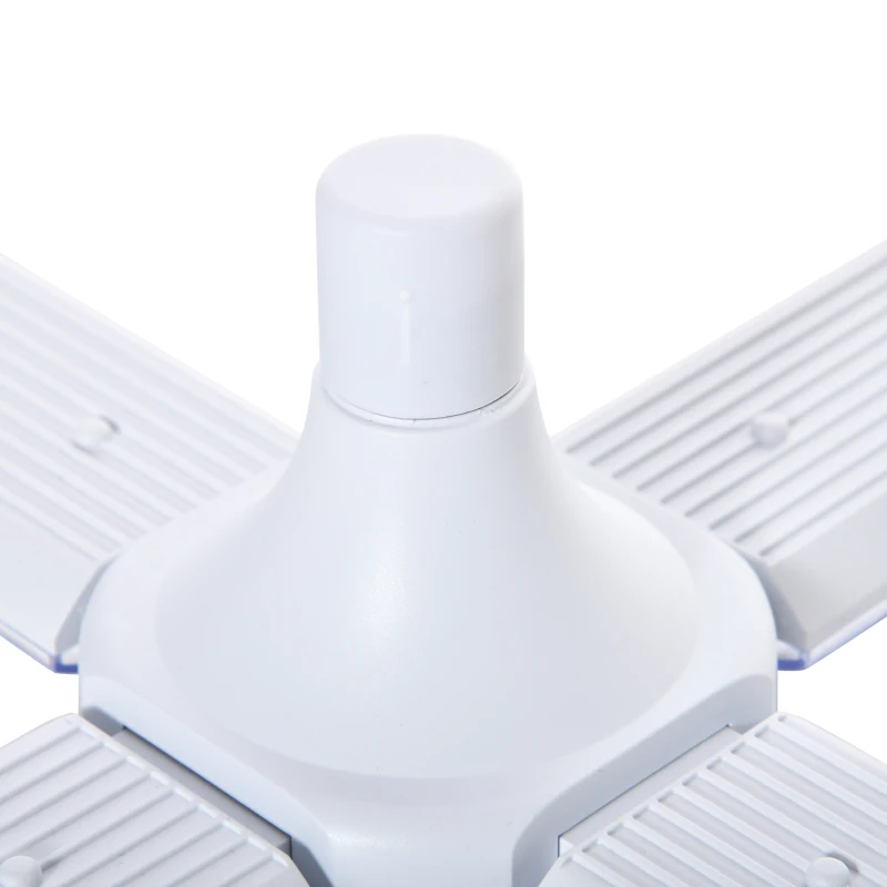 Outsunny LED Grow Light, Full Spectrum Foldable 20W Plant Grow Lamp with E27 Base and 240Pcs LEDs for Indoor Hydroponics Greenhouse Plants Seedling, Growing, Blooming