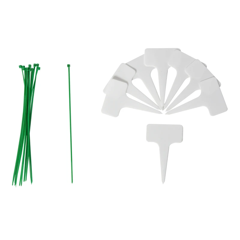 Outsunny Metal Raised Garden Bed Color Steel Screwless Heavy Duty Planter Box w/ Net Cover & Gloves for Growing Vegetables, Flowers, Herbs and Succulents