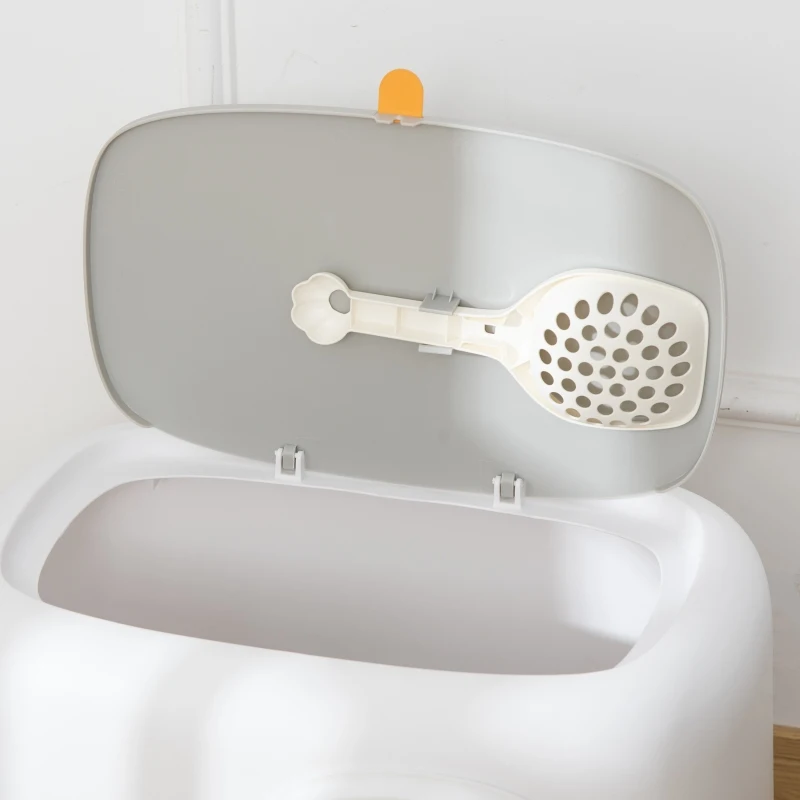 PawHut Litiera Deschisa pentru Pisici – Cu Capac si Lopatica