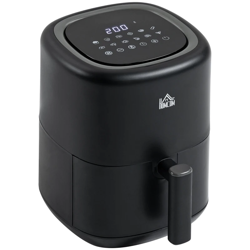 HOMCOM friteuza 12 programe, 3L, Air Fryer 1300W 29,5x23,8x30,3cm
