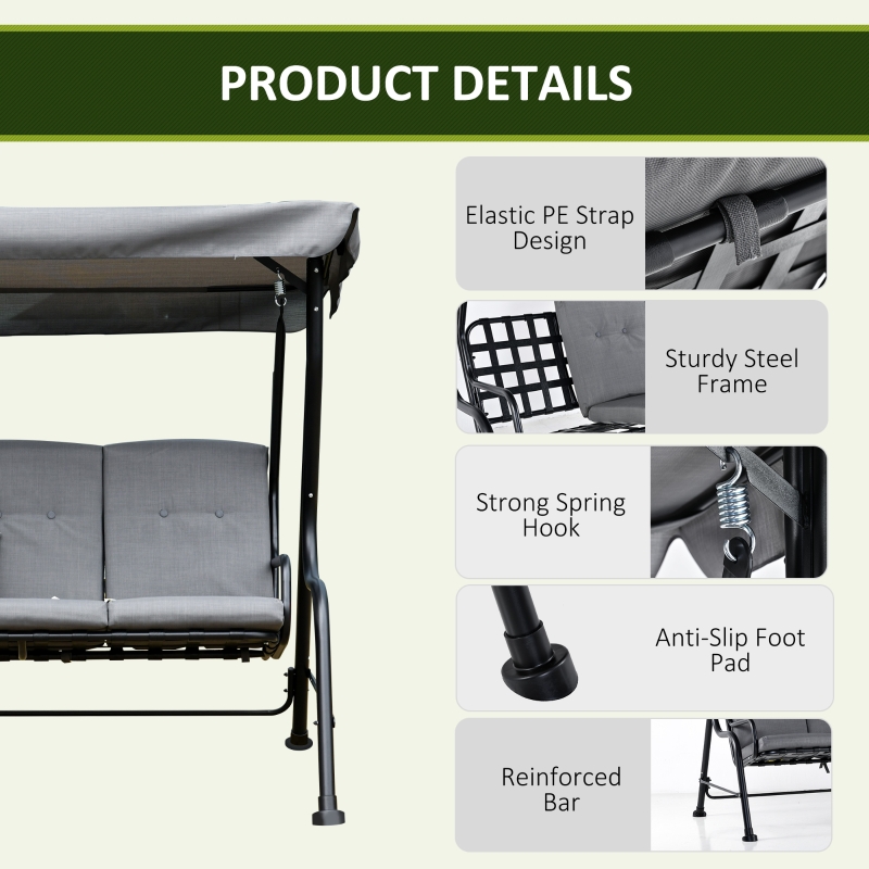 Garden Swing Seat Replacement Metal Springs Parts Reviewmotors.co