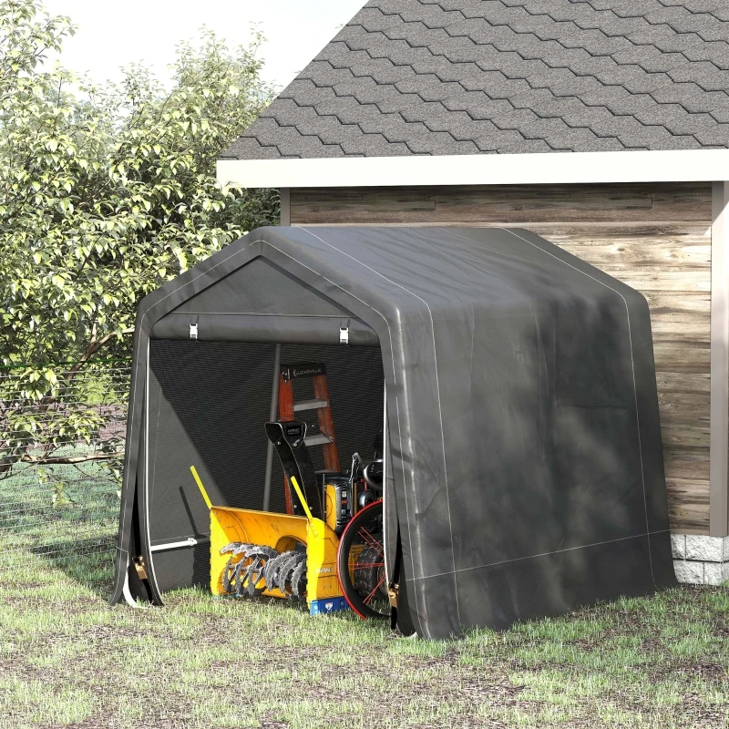 Outsunny Copertina Garaj 2,8×2,4 m – Protectie Auto, Moto, Biciclete(m-2)